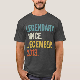 T-shirt 9 ans légendaire depuis décembre 2013 9e oiseau