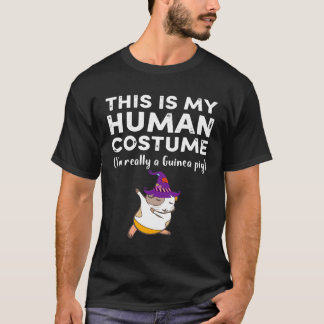 T-shirt 9 C'est mon costume d'humain Je suis vraiment un c