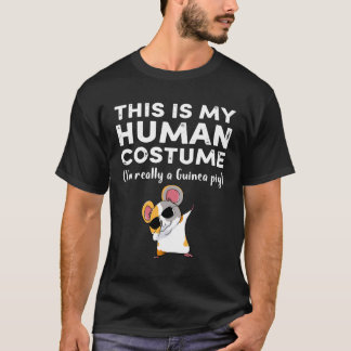 T-shirt 9 C'est mon costume d'humain Je suis vraiment un c