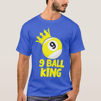 T-shirt 9 Championne du roi du ballon 9 billard billard jo
