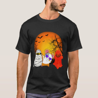 T-shirt 9 Cobaye d'Halloween Citrouille 526