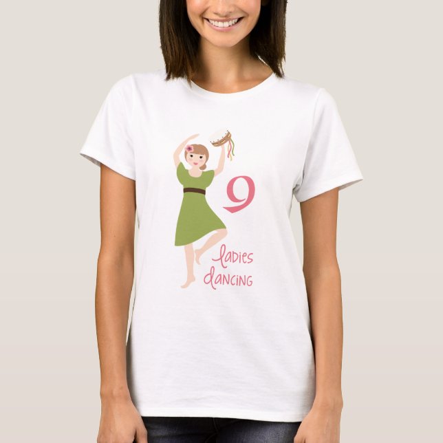 T-shirt 9 Dames dansantes (Devant)