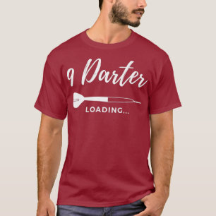 T-shirt 9 Darter Chargement Dartplayer Cadeau 180 Quote Da