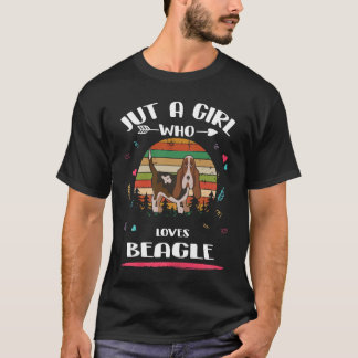 T-shirt 9 Juste Une Fille Qui Aime Beagle 70