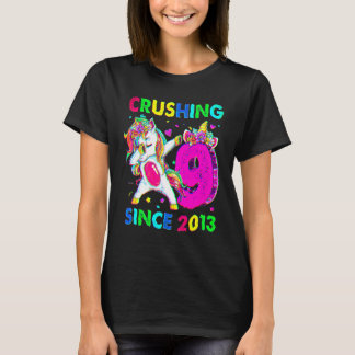 T-shirt 9 Le broyer depuis 2013 Dabbing Unicorn 9e naissan