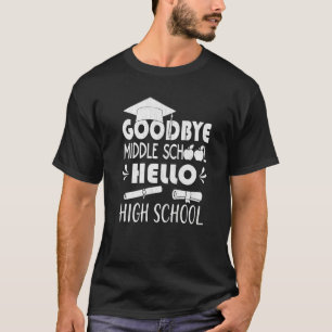 T-shirt 9e année Diplôme d'adieu au collège Bonjour H
