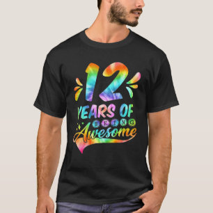 T-shirt 9E Anniversaire Cravate-Dye Drôle Amusant 9 Ans O