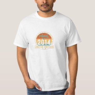 T-shirt 9e anniversaire Né en avril 2014