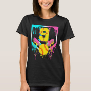 T-shirt 9e anniversaire Softll Home Plate Drip Glace 9 Ans