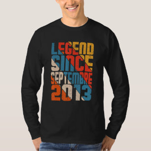 T-shirt 9e anniversaire stupéfiant depuis septembre 2013 9