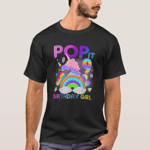 T-shirt 9E Anniversaire Unicorn Fidget Pop It Anniversaire