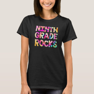 T-shirt 9e classe Rocks Tie Dye Team 9e classe Enseignemen