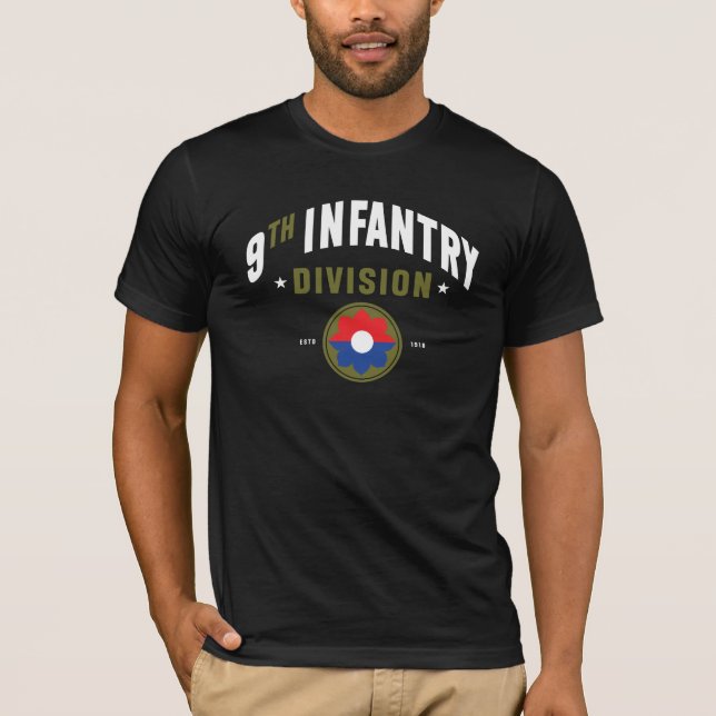 T-shirt 9e division d'infanterie "Old Reliables" Premium (Devant)