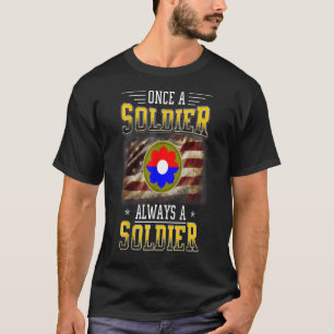 T-shirt 9e division d'infanterie Un vétéran toujours un