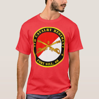 T-shirt 9e régiment de cavalerie Fort Sill OK w Cav Branch