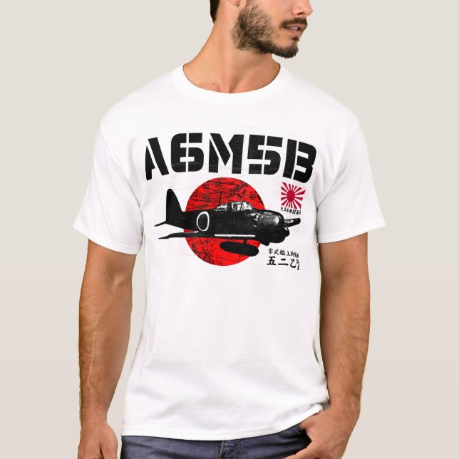 T-shirt A6M zéro (Devant)