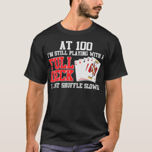 T-shirt À 100 Jouer Encore Avec Un Pont Complet Juste Joue