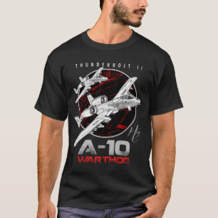 T-shirt A-10 Thunderbolt II Warthog attaque subsonique Pla