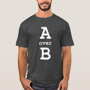 T-shirt A au-dessus de B