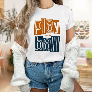 T-shirt à balle, baseball d'été