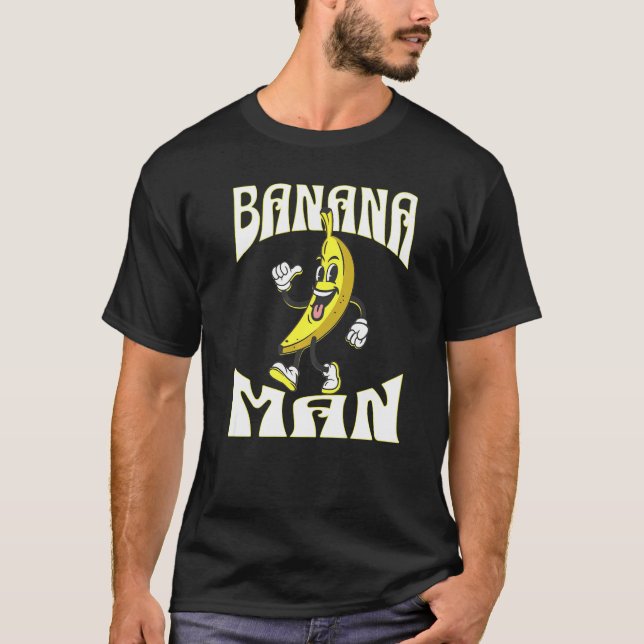 T-shirt A Banana with a face arms legs and shoes Man (Devant)