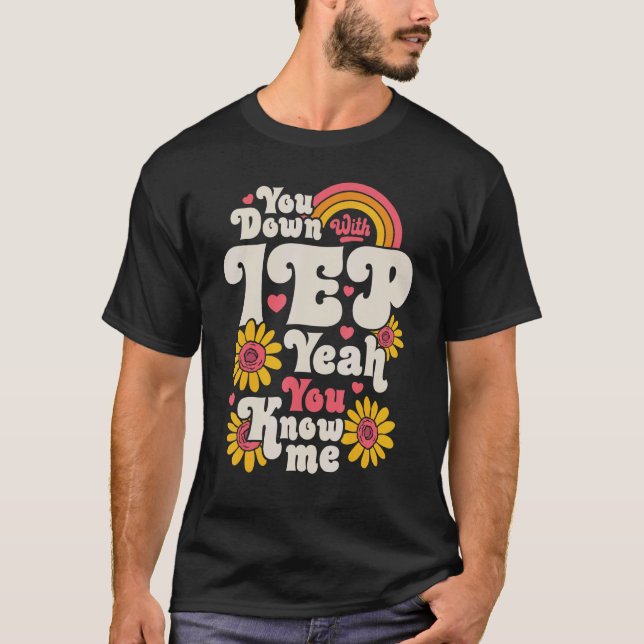 T-shirt À bas avec IEP SPEM Enseignant Enseignement Spécia (Devant)