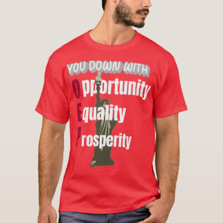 T-shirt À bas avec OEP