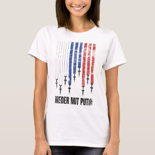 T-shirt A bas Poutine Anti-guerre Ukraine