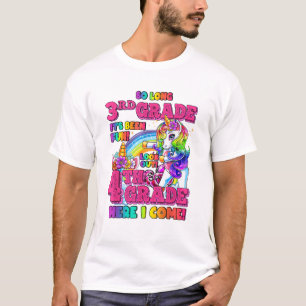 T-shirt À bientôt 3e année c'était amusant 3e année Réussi