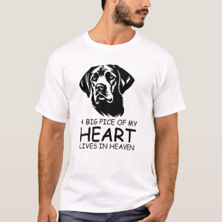 T-SHIRT A BIG PICE OF MY HEART LIVES IN HEAVEN
