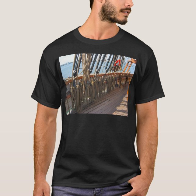 T-shirt À bord du jeannie Johnston (Devant)