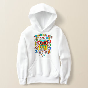 T-shirt à capuche pour enfants Jour du nombre No