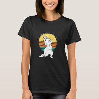 T-shirt A Cat's Secret To Life Retro Yoga Cat Present