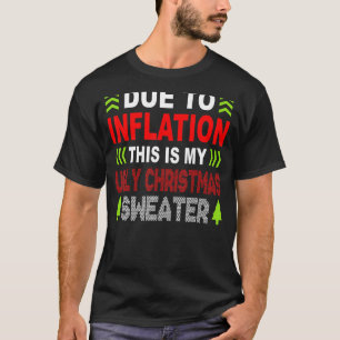 T-shirt A cause de l'inflation, voici mon affreux pull pou