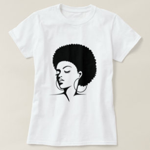 T-shirt à cheveux naturels