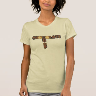 T-shirt à chips au chocolat