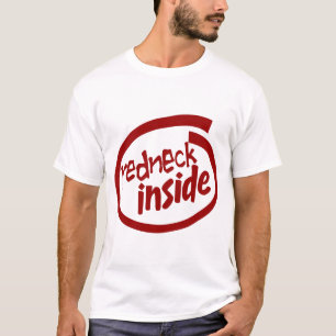 T-shirt à cou rouge
