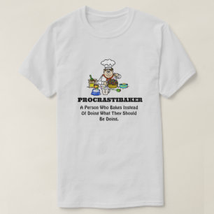 T-Shirt À Cuisson Procrastibaker