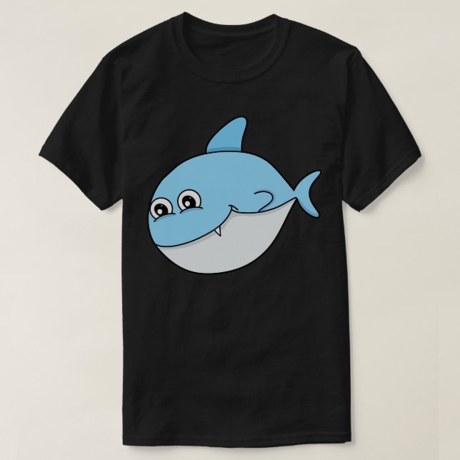 T-shirt A Cute Shark (Design devant)