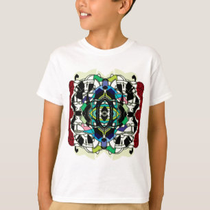 T-shirt à damiers