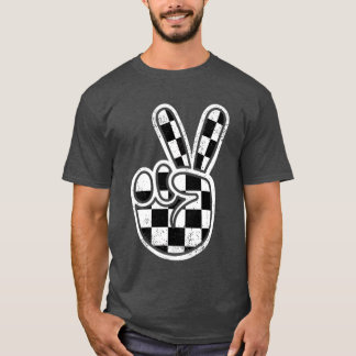 T-shirt à damiers Hand Racing Flag Race Boys Toddler