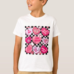 T-shirt à damiers Travail Et Livrer Oh Avant 1