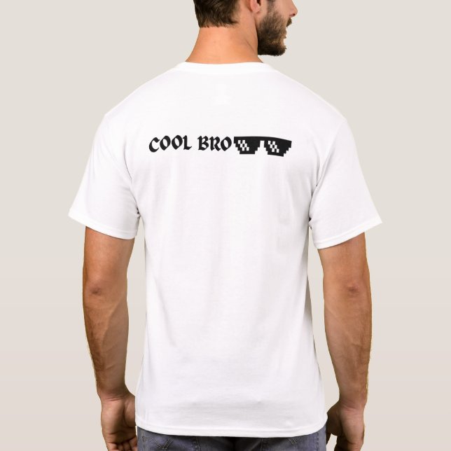 T-shirt à demi-manches aura et attitude tendance (Dos)