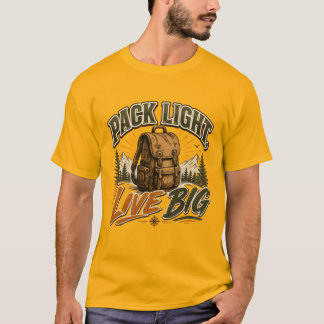 T-shirt à dossard Pack Light Live Big