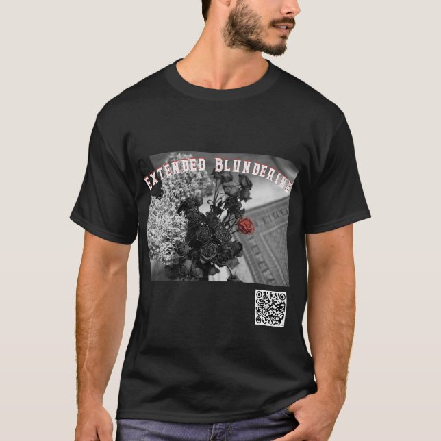 T-shirt à effarouchement gothique Rose (Devant)