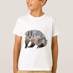 T-shirt A est pour American Badger