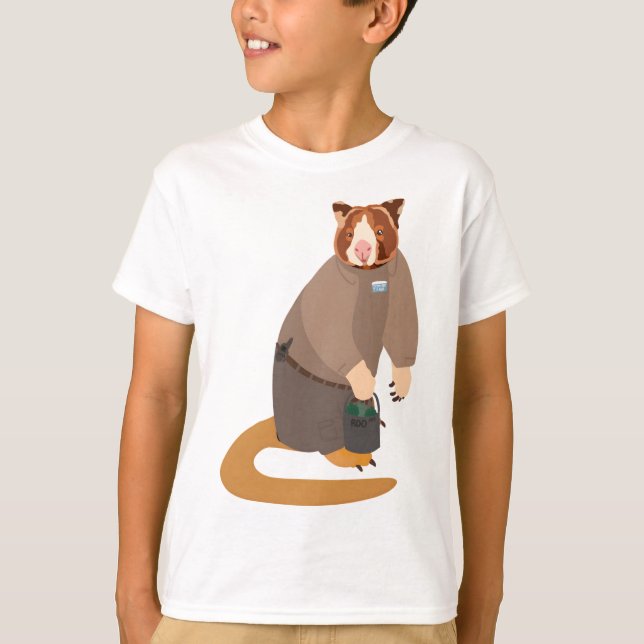 T-shirt A est pour Animaux en tant que gardiens de caractè (Devant)