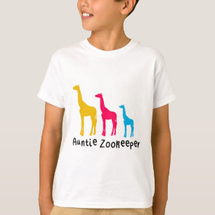 T-shirt A est pour Tante Zookeeper