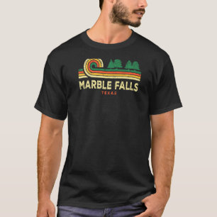 T-shirt À feuillage persistant Sunset Marble Falls Forêt T
