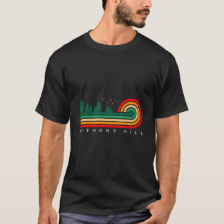 T-shirt À feuillage persistant Vintage rayures Anthony Hil